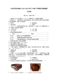 江苏省苏州市新区2024—2025学年度九年级下学期期中质量测试历史卷（中国史_世界史）（含答案）
