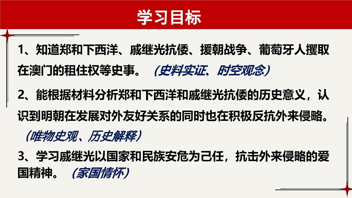 统编版七年级历史下册第16课《明朝的对外关系》课件第3页