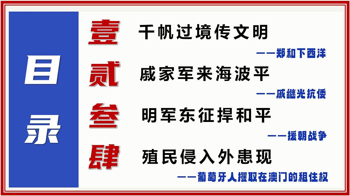 统编版七年级历史下册第16课《明朝的对外关系》课件第4页