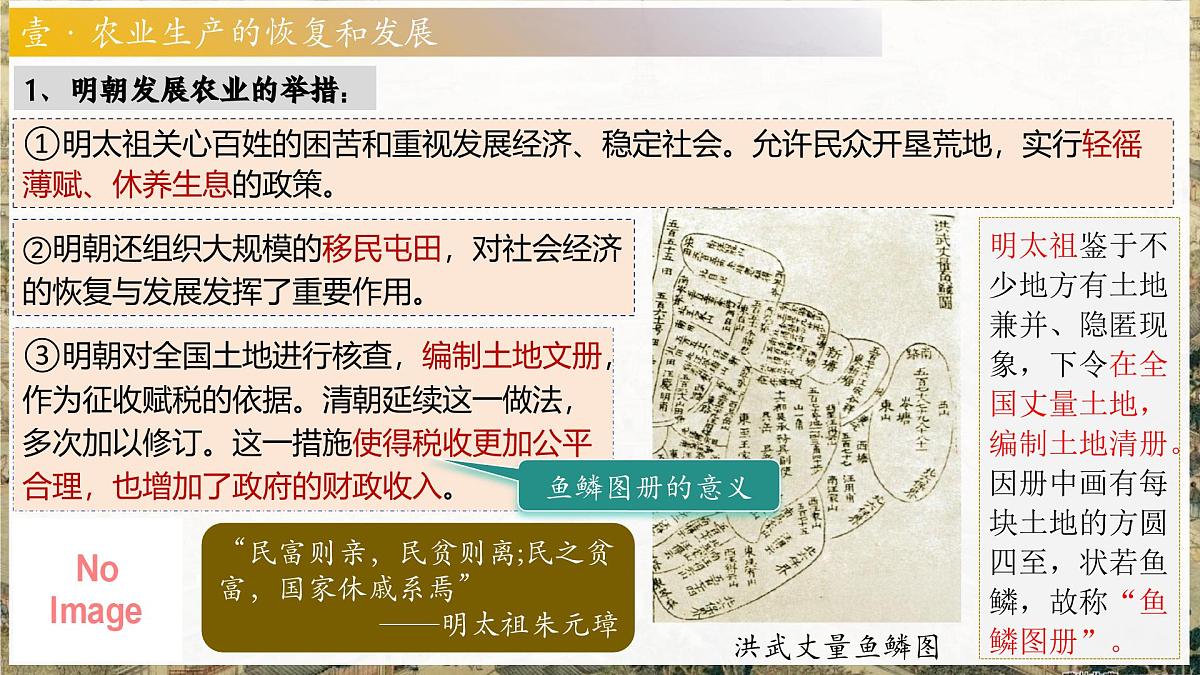 新人教版初中历史七年级下册 第20课 明清时期社会经济的发展（课件）第5页