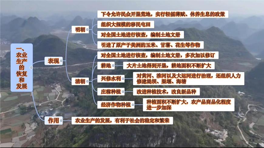 初中  历史  人教版（2024）  七年级下册（2024）第20课明清时期社会经济的发展 课件第3页