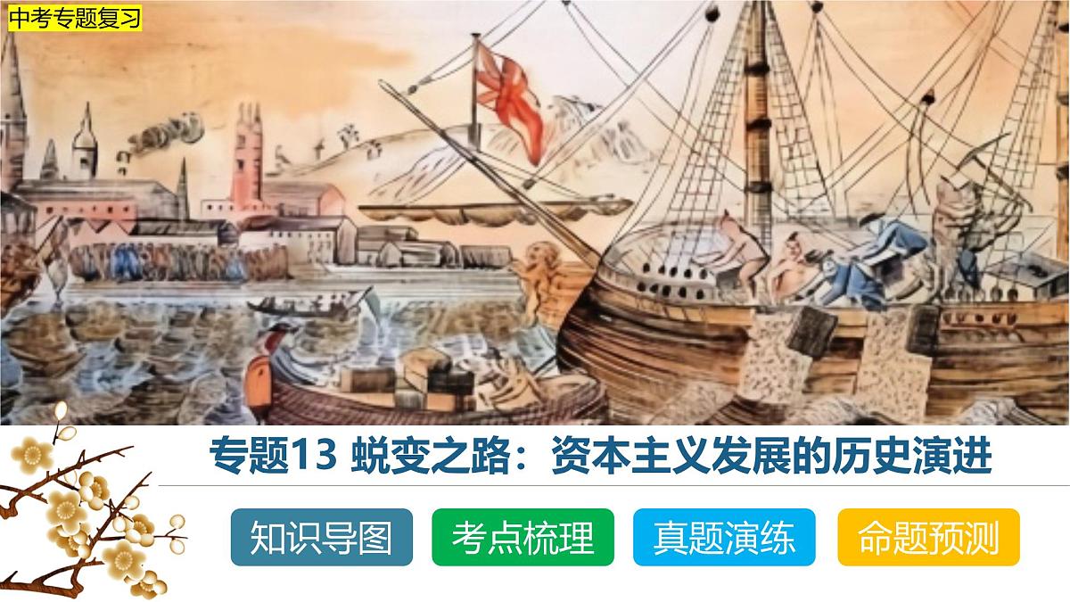 中考历史二轮复习专题13 蜕变之路：资本主义发展的历史演进 课件第1页