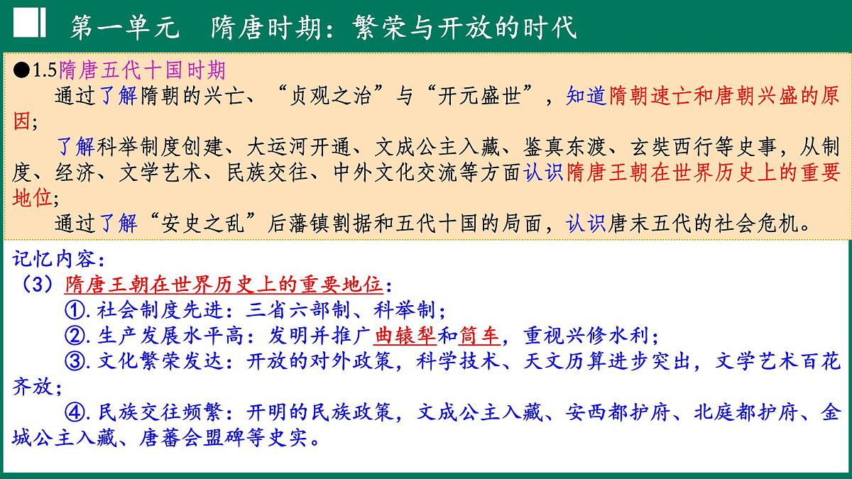 第一单元 隋唐时期：繁荣与开放的时代 课件 2025学年统编版七年级历史下册第4页