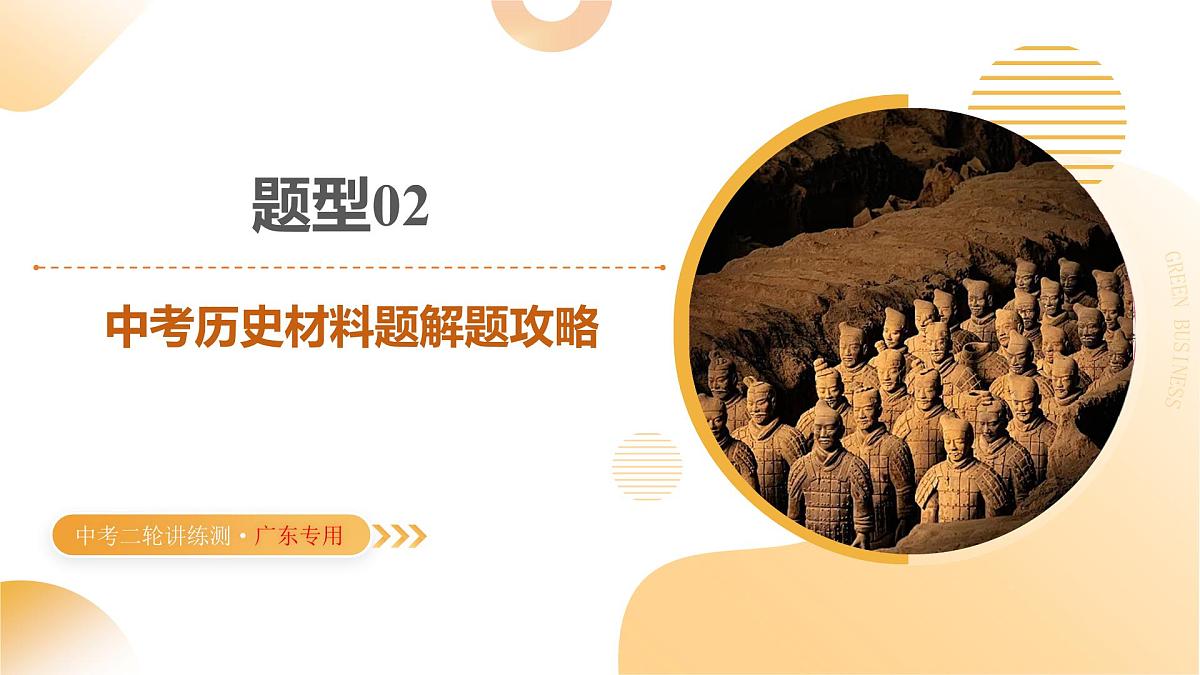 题型02+中考历史材料题解题攻略（课件）2025年中考历史二轮复习讲练测课件第1页