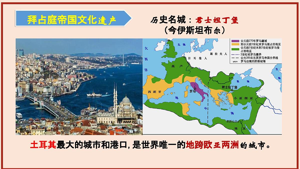3.10+拜占庭帝国和《查士丁尼法典》++课件++2025-2026学年统编版九年级历史上册第1页