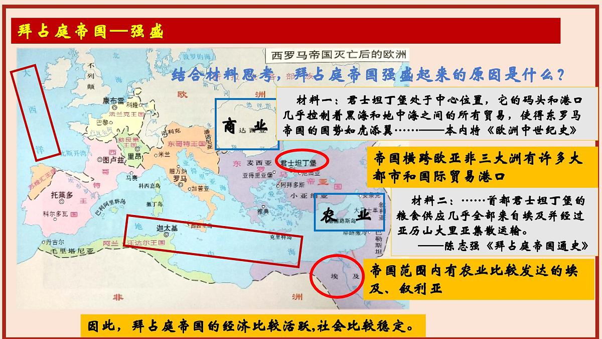 3.10+拜占庭帝国和《查士丁尼法典》++课件++2025-2026学年统编版九年级历史上册第6页