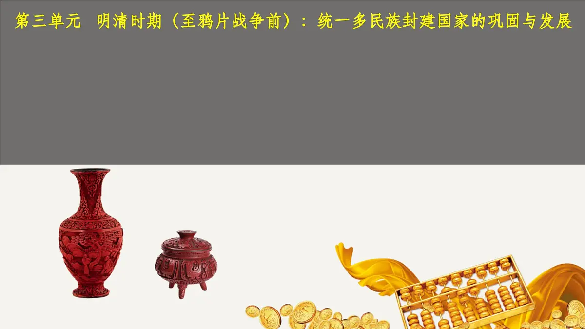 统编版七年级历史下册3.20《明清时期社会经济的发展》课件第2页