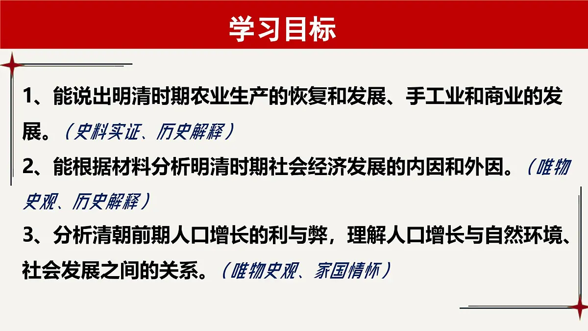 统编版七年级历史下册3.20《明清时期社会经济的发展》课件第3页