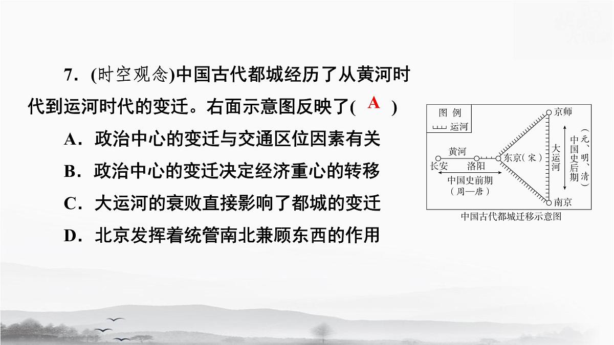 统编版（2024）七年级下册历史期末专题复习：命题新趋势 专项练习课件第8页