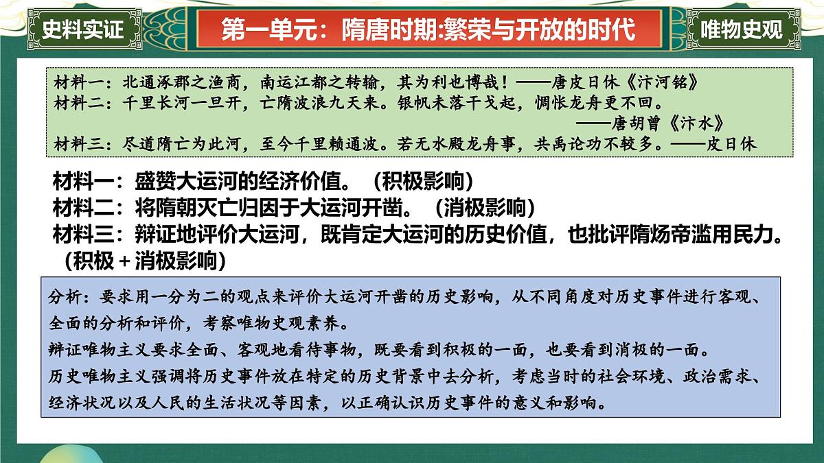 第一单元+隋唐时期：繁荣与开放的时代（复习课件）2025学年七年级历史下册趣味课堂课件第8页
