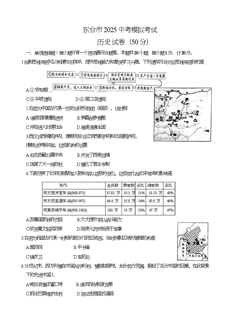 东台历史一模第1页