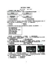 2025年湖南省长沙市开福区青竹湖湘一外国语学校二模历史试题（中考模拟）