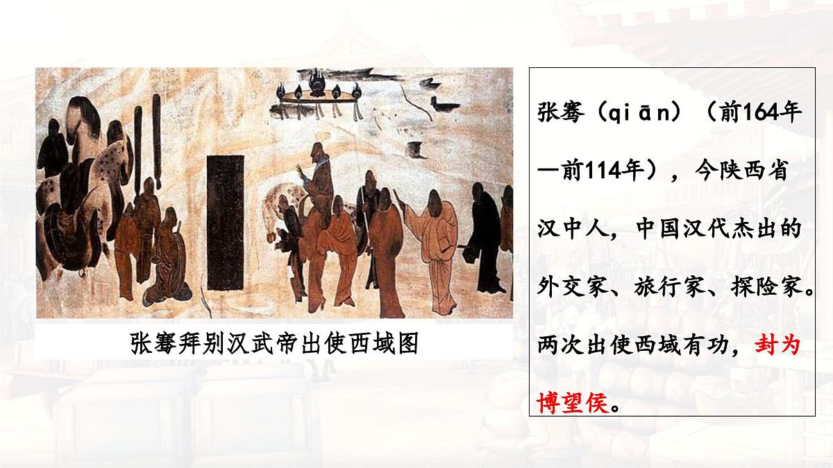 部编版（2024）历史七年级上册 第14课 沟通中外文明的丝绸之路  课件第7页