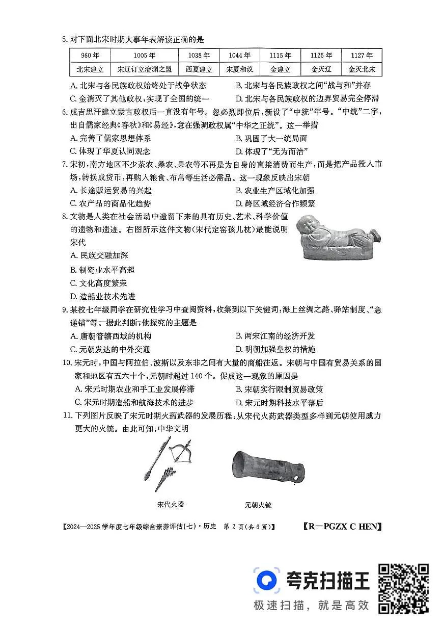 七历史 扫描件_历史(2)第2页