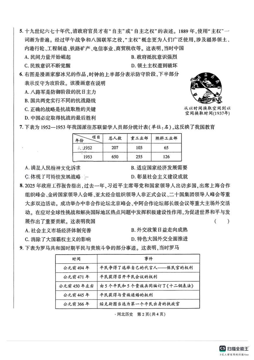 CamScanner 历史模拟第2页