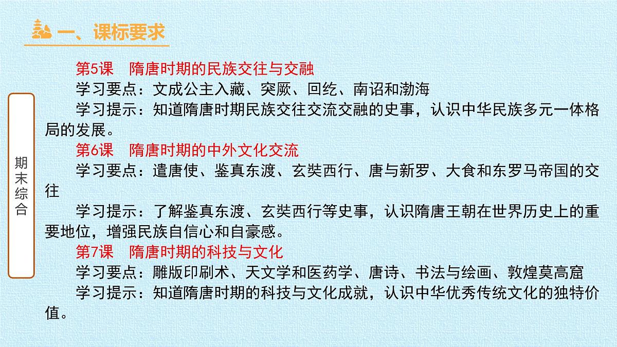 统编版（2024）七年级下册历史期末复习课件张第3页
