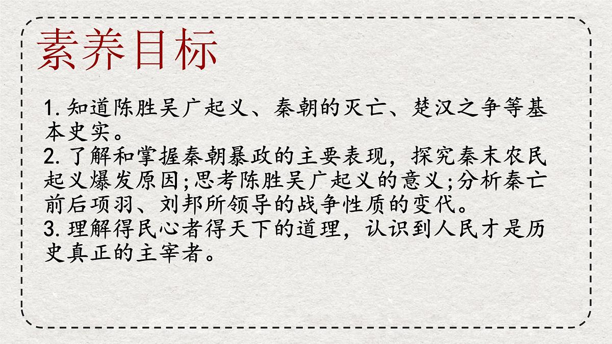 初中历史统编版（2024）七年级上册第10课 秦末农民大起义——课件第3页