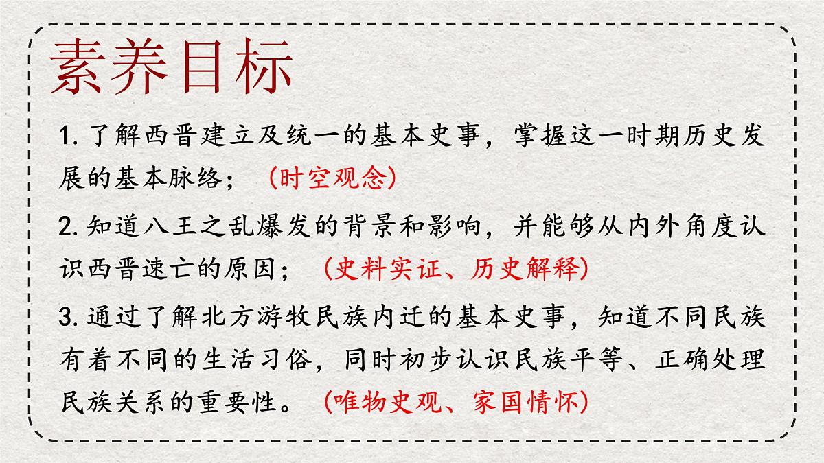 初中历史统编版（2024）七年级上册第17课 西晋的短暂统一和北方各族的内迁——课件第3页