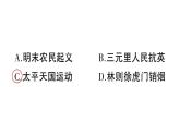 初中歷史新人教版八年級(jí)上冊(cè)第一單元第三課 太平天國(guó)運(yùn)動(dòng)作業(yè)課件（2025秋）