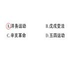初中歷史新人教版八年級(jí)上冊(cè)第二單元第四課 洋務(wù)運(yùn)動(dòng)和邊疆危機(jī)作業(yè)課件（2025秋）