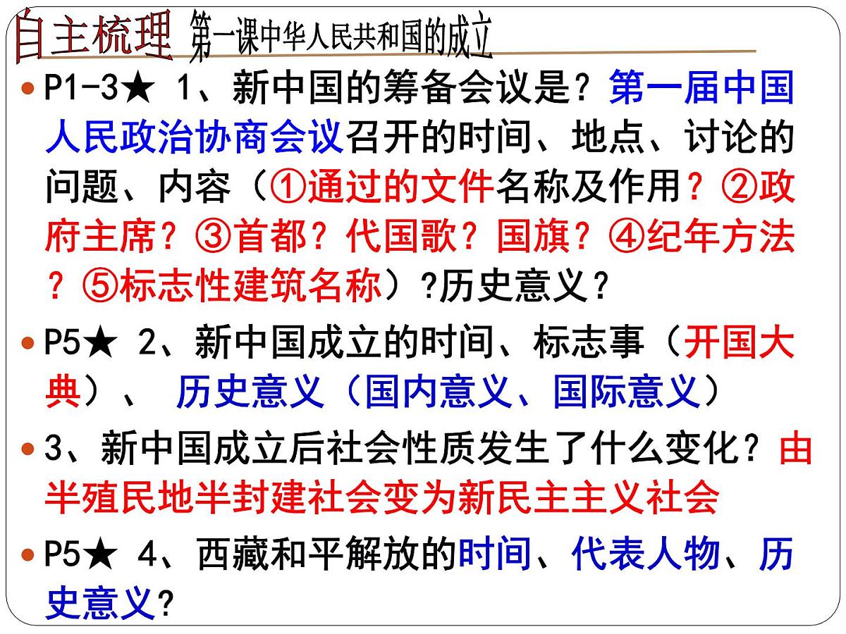 统编版历史八年级下学期全册期末复习课件第3页