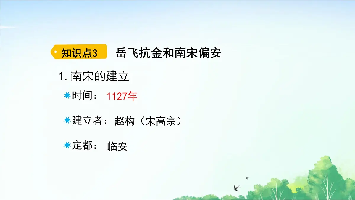 2025统编历史七年级下册第10课 金与南宋对峙课件第7页