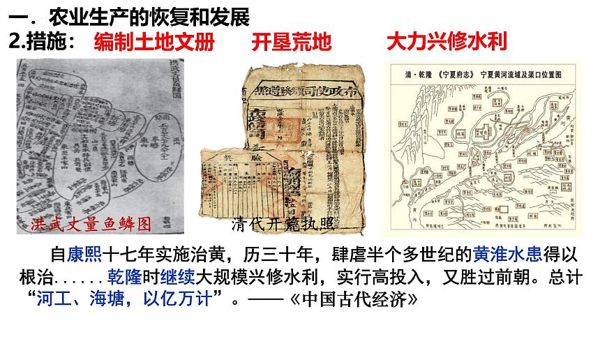 统编版七年级历史下学期第20课《明清时期社会经济的发展》课件第3页