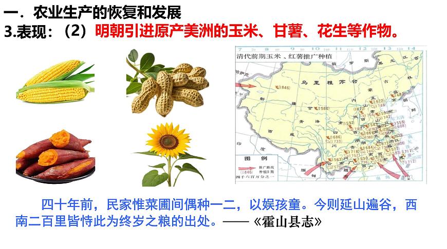 统编版七年级历史下学期第20课《明清时期社会经济的发展》课件第5页