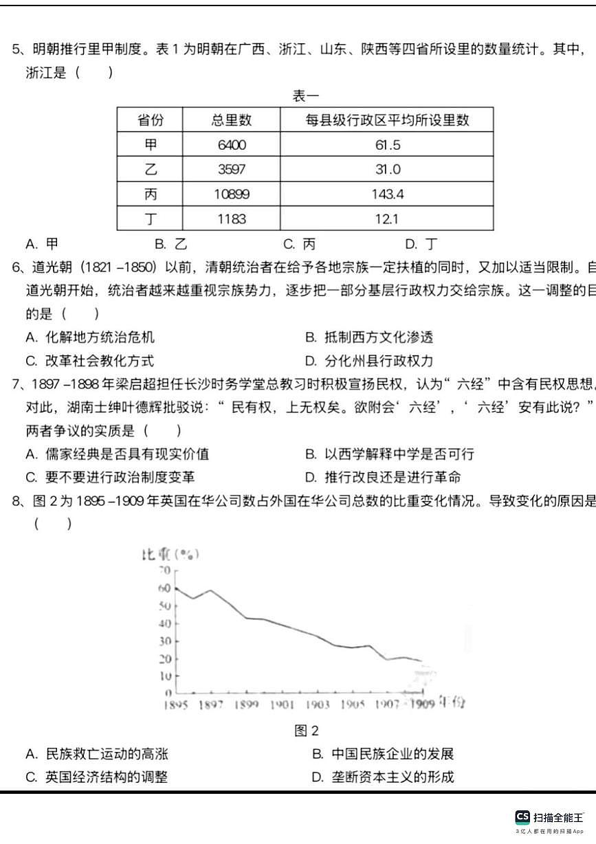2025年山东省临沂市中考真题历史试题第2页
