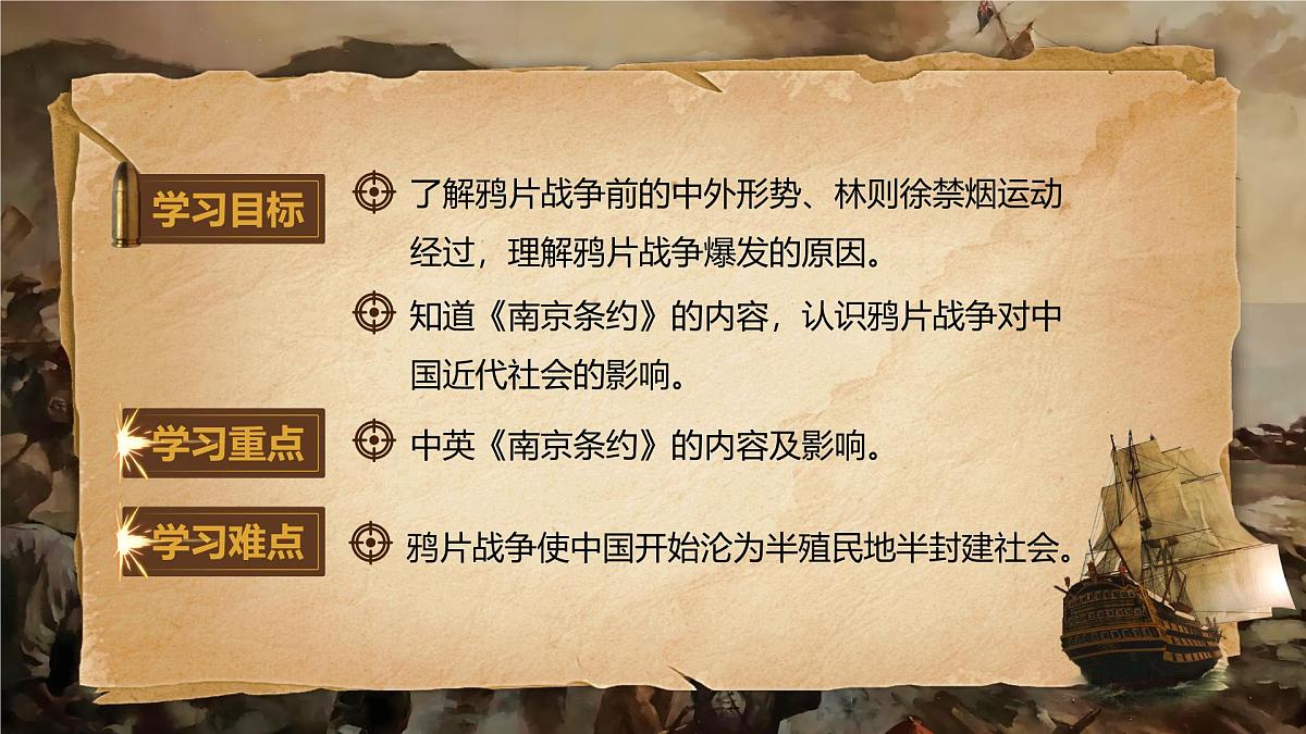 2025秋部编版(2024)八年级上册历史 【教学课件】第1课《鸦片战争》第2页