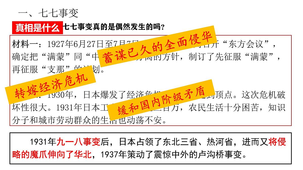 人教版（2024）历史八年级上册 第17课 七七事变与全民族抗战（课件）第7页