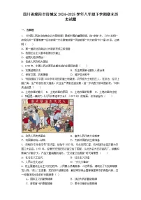 四川省绵阳市涪城区2024-2025学年八年级下学期期末历史试题(含答案)