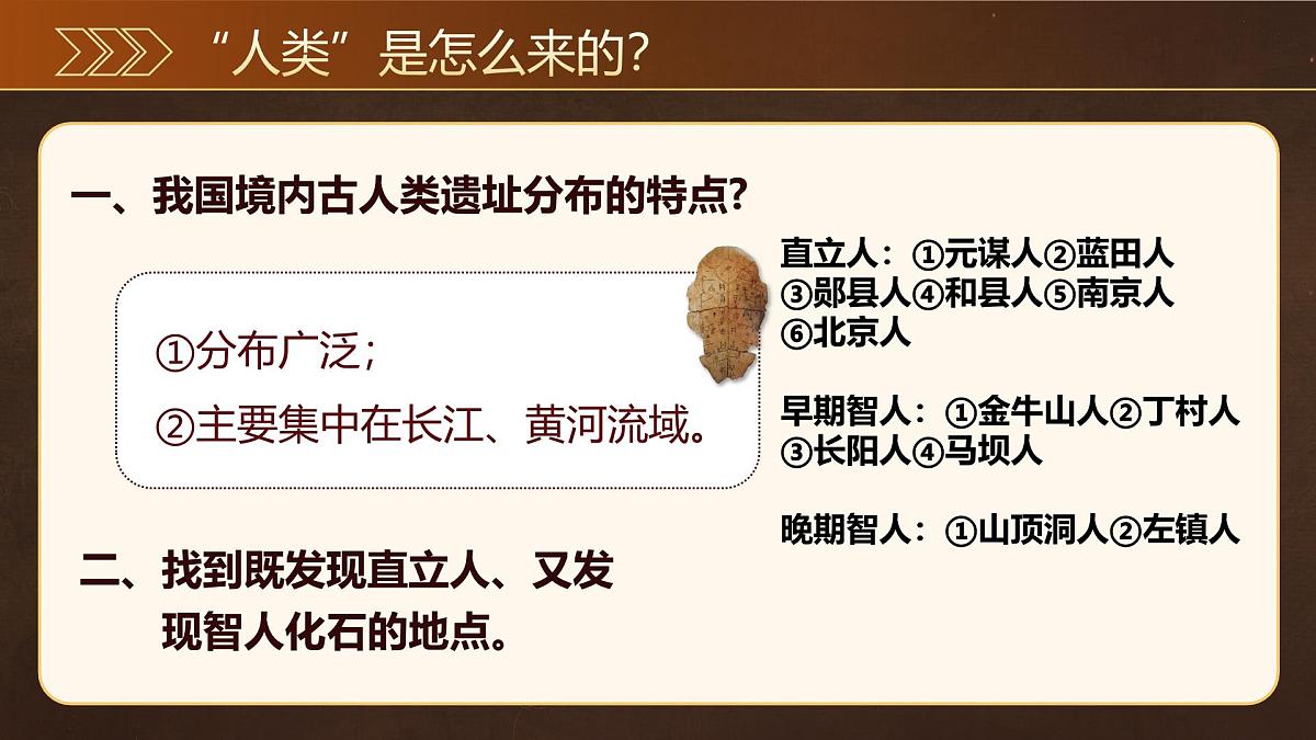 统编版历史七年级上册第1课《远古时期的人类活动》【教学课件】第4页