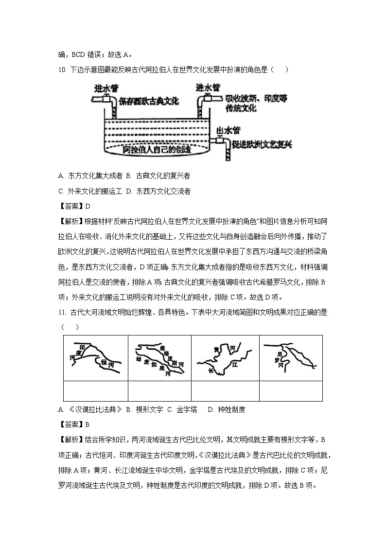 2025年浙江省宁波市中考一模[中考模拟]历史与社会试卷（解析版）第3页