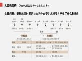 人教版七年級上冊歷史第二單元復習課件