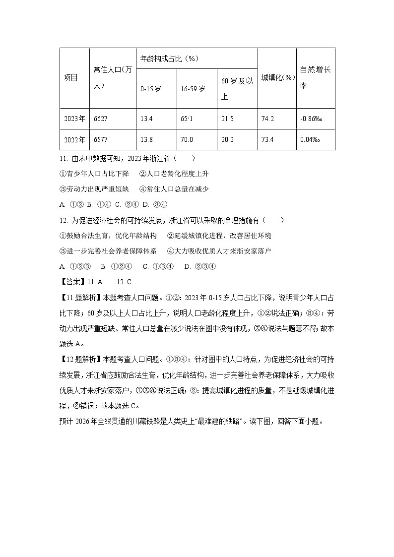 【历史与社会】浙江省湖州市长兴县2023-2024学年八年级下学期期末检测试题（解析版）第3页