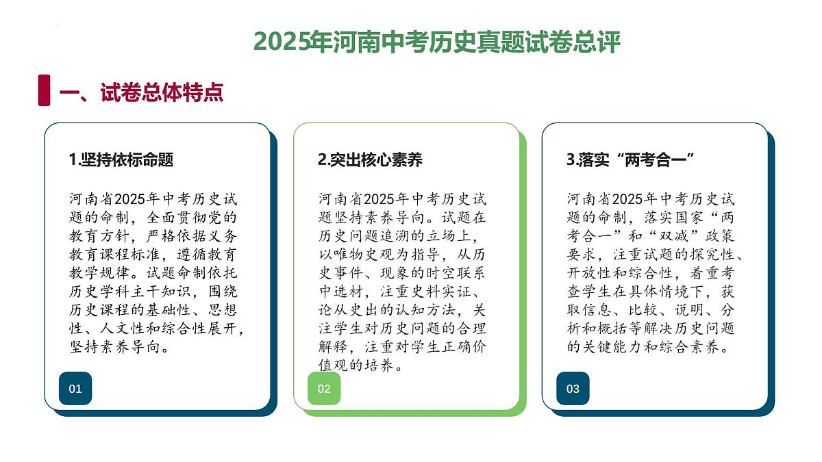 2025年中考历史真题完全解读（河南卷）课件PPT第4页