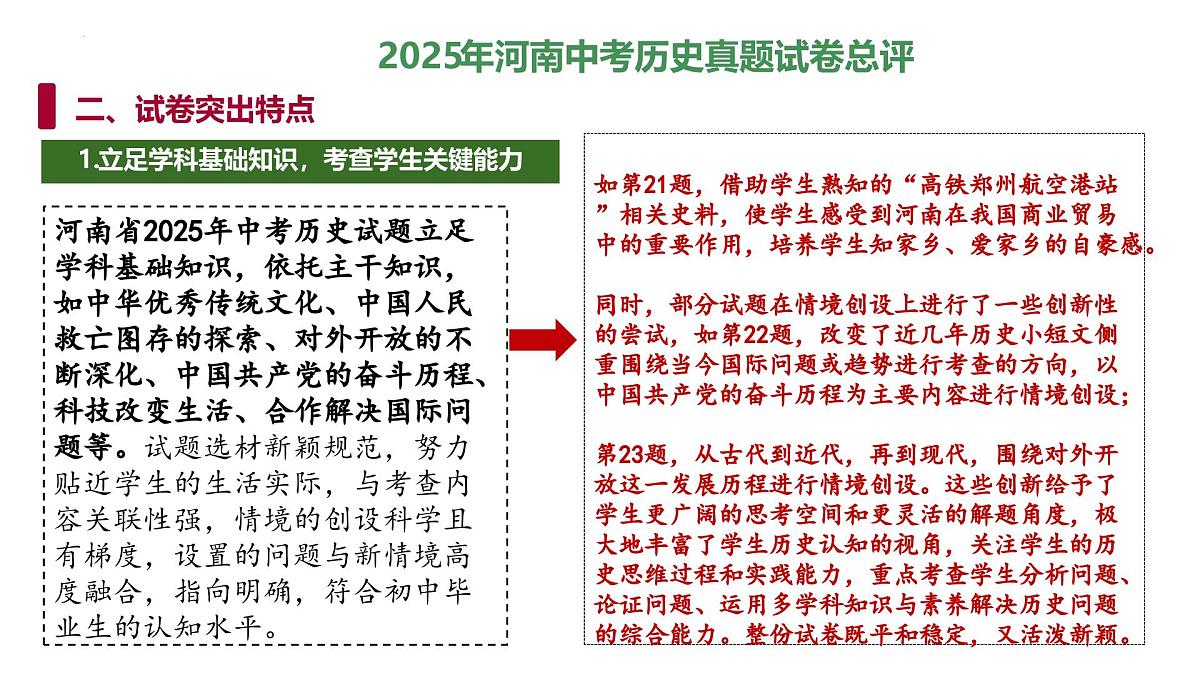 2025年中考历史真题完全解读（河南卷）课件PPT第5页