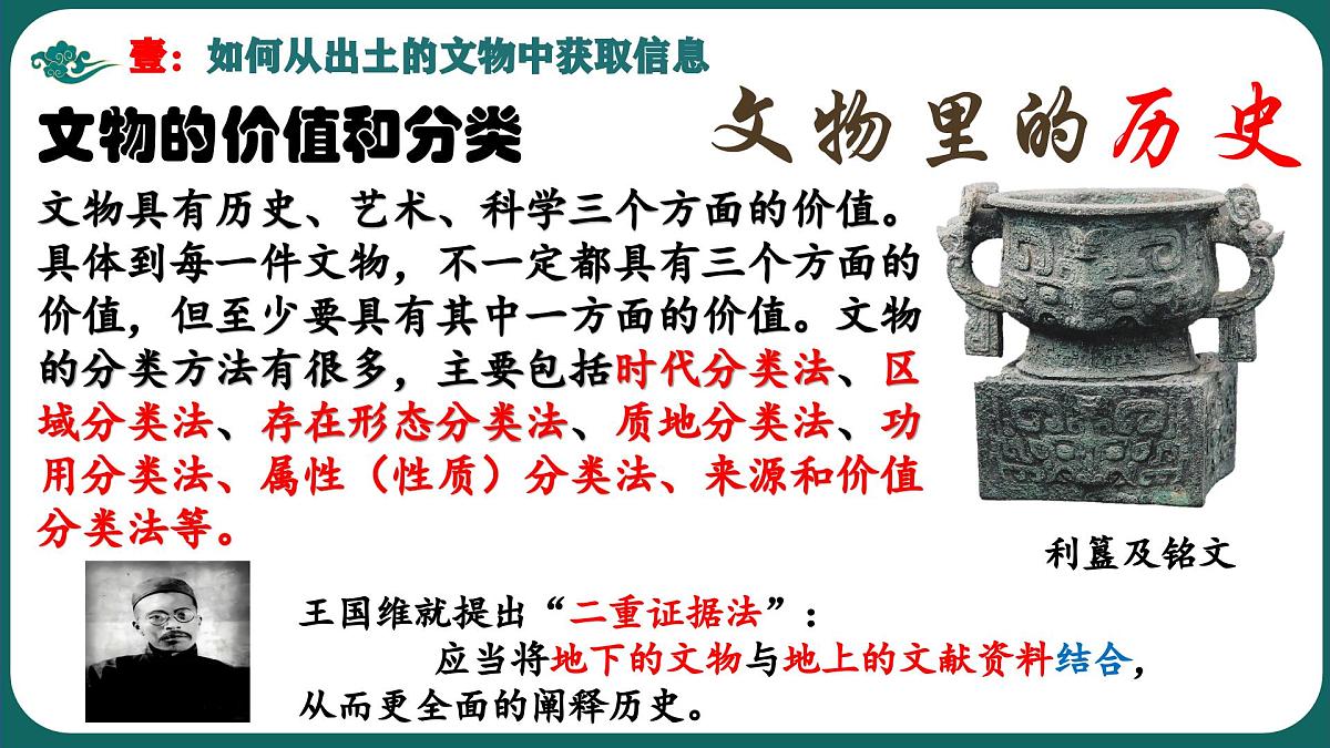 2024版人教版新教材：七年上册学史方法汇总 课件第4页