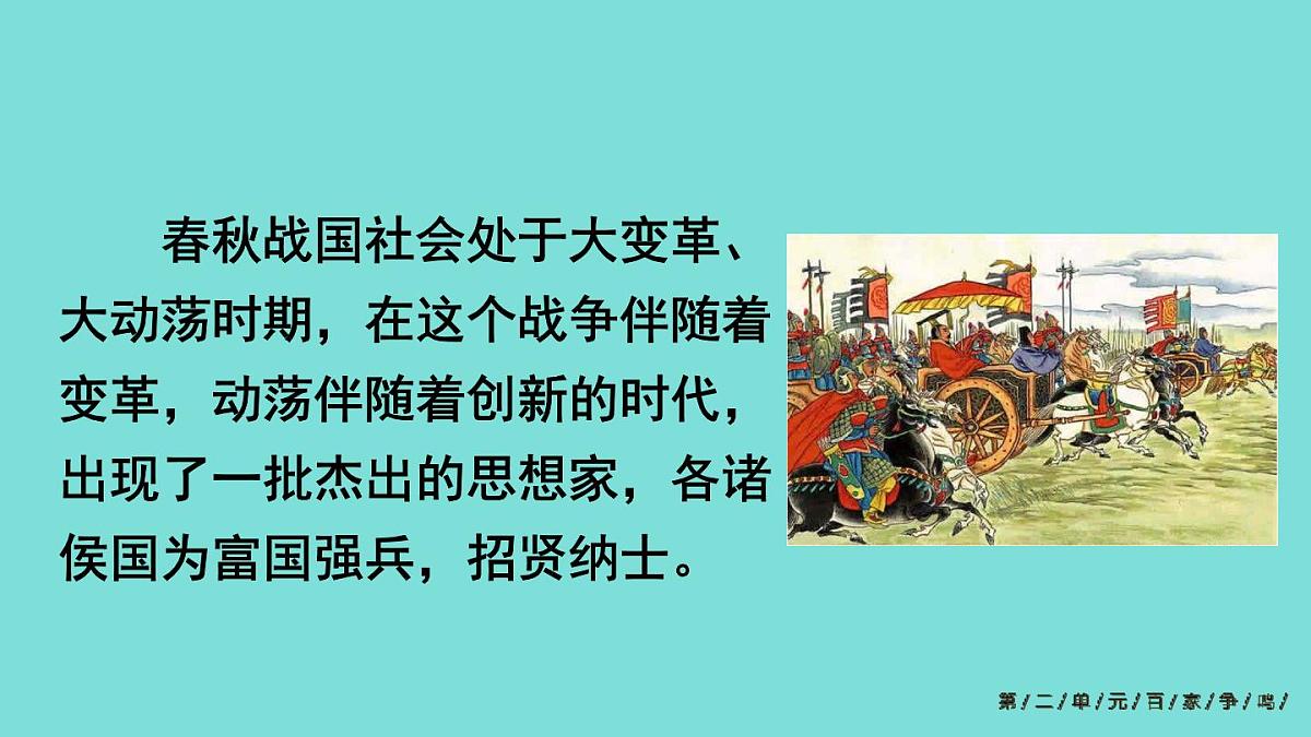 2025年秋统编版七年级历史上册 第7课 百家争鸣（课件）第3页