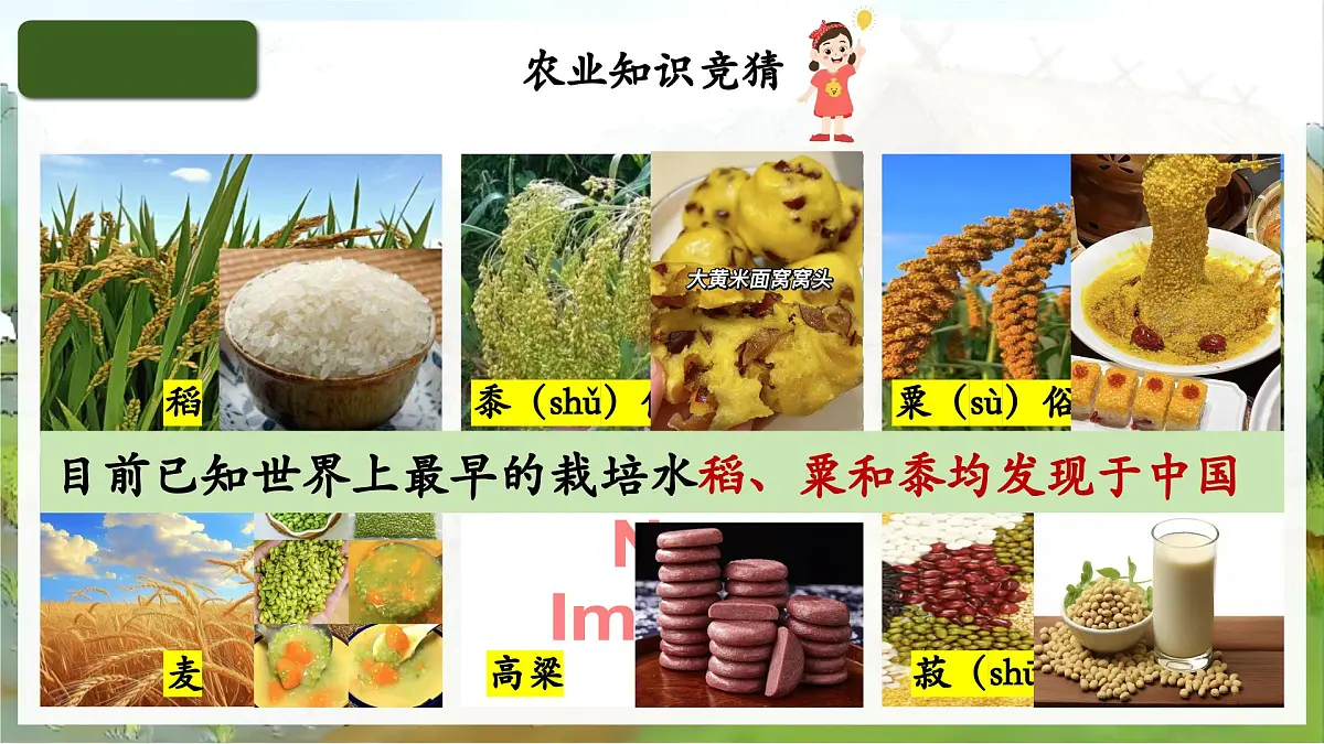 统编版初中历史七年级上册第2课 原始农业与史前社会 课件第1页