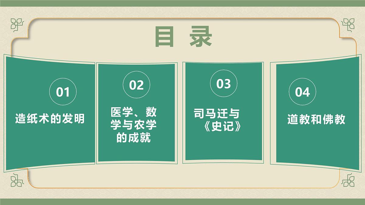统编版初中历史七年级上册第15课 秦汉时期的科技与文化    课件版第4页