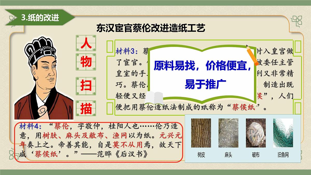 统编版初中历史七年级上册第15课 秦汉时期的科技与文化    课件版第7页