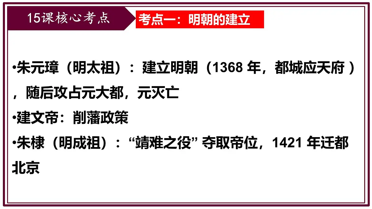 第三单元 明清时期（至鸦片战争前）：统一多民族封建国家的巩固与发展 复习课件 2024-2025学年统编版七年级历史下册第3页
