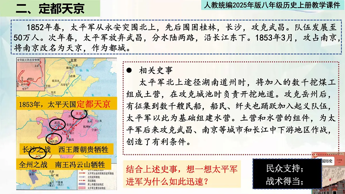 人教统编2025年版八年级历史上册第3课 太平天国运动 教学课件第6页