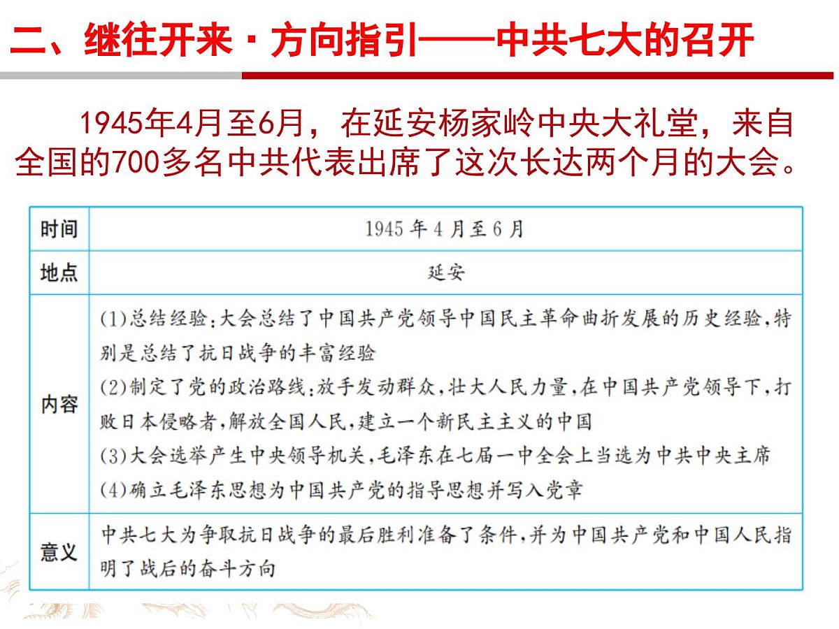 统编版八年级历史上册第19课 抗日战争的胜利课件第8页