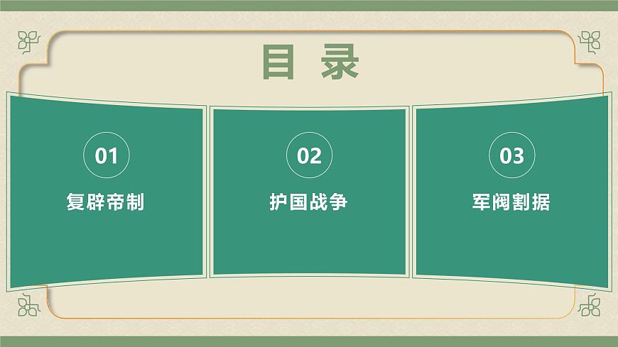 统编版八年级历史上册第10课 帝制复辟与军阀割据  课件第4页