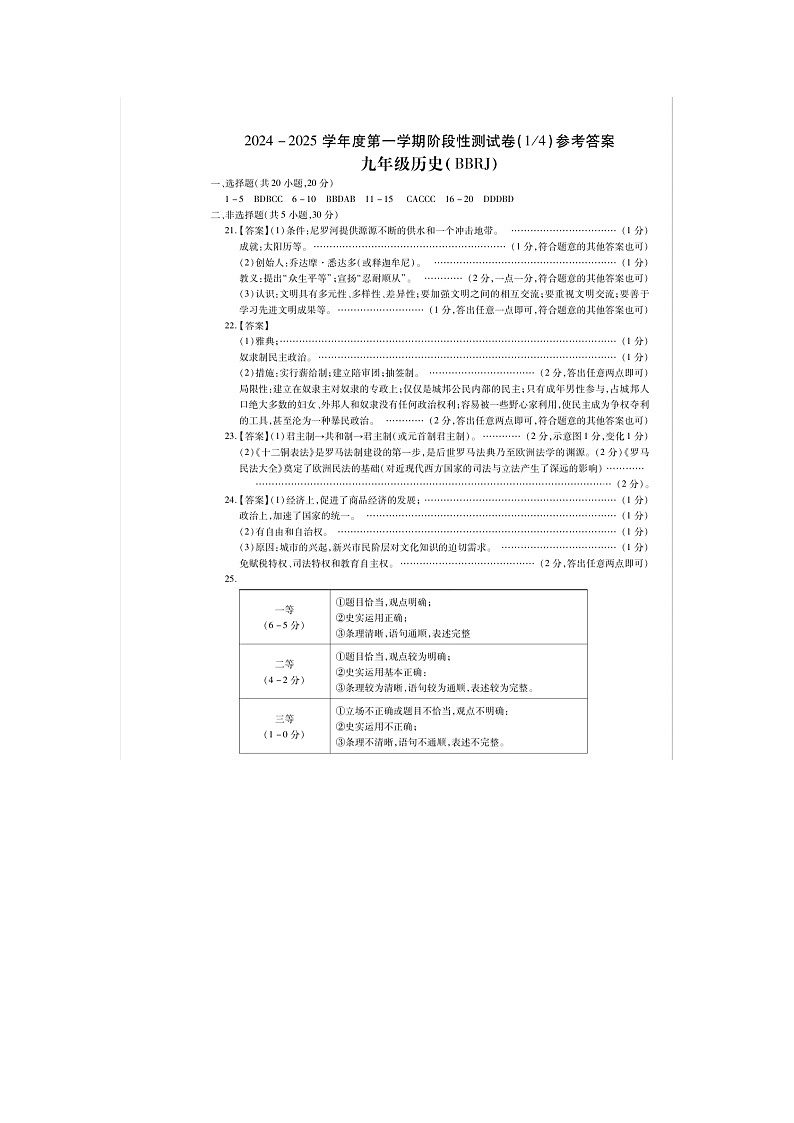 答案第1页