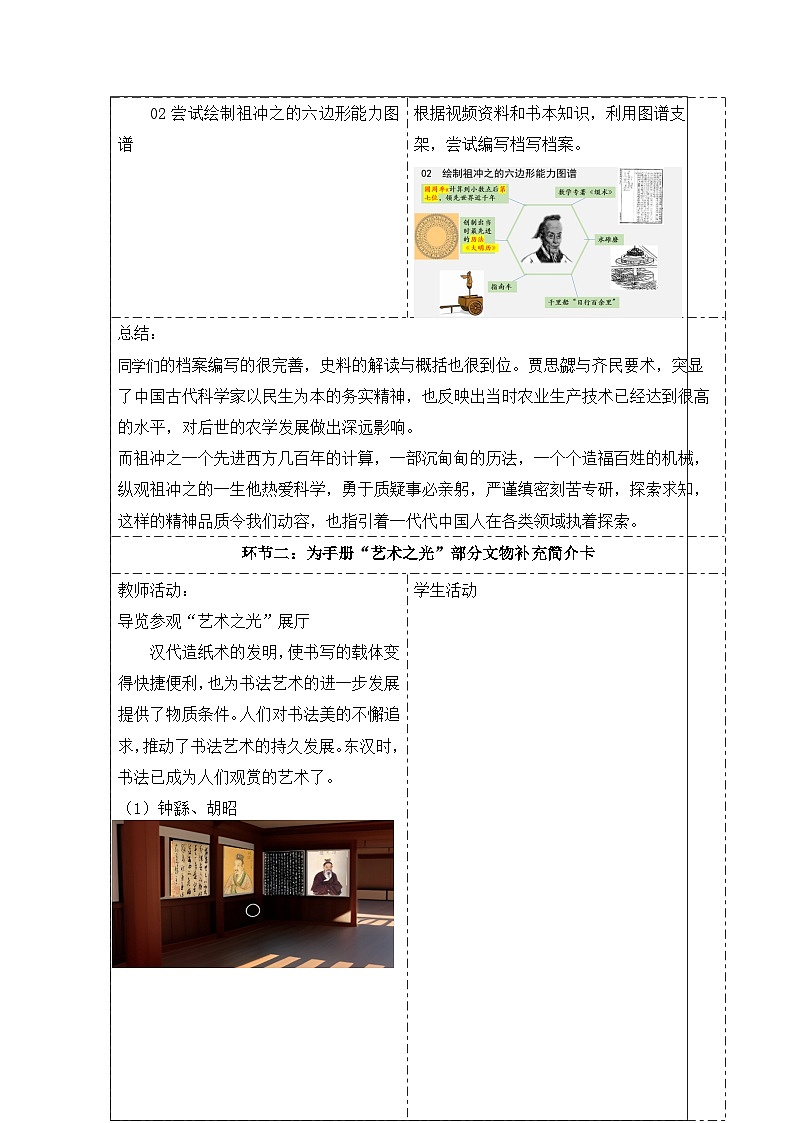 统编版2024历史七年级上册第20课 三国两晋南北朝时期的科技与文化 -教学设计第3页