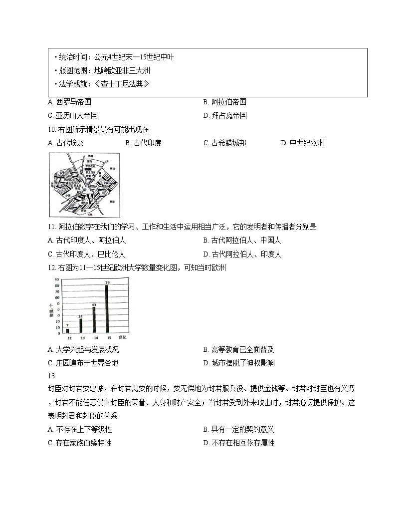 河南省洛阳市伊川县2025_2026学年九年级上学期11月期中历史试题（扫描版，含答案）第3页